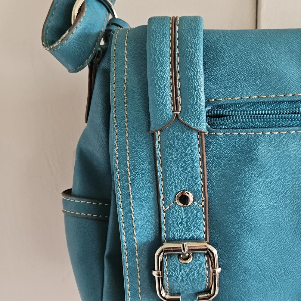 Relic Stylish Teal Blue Shoulder Bag - Picture 3 of 12